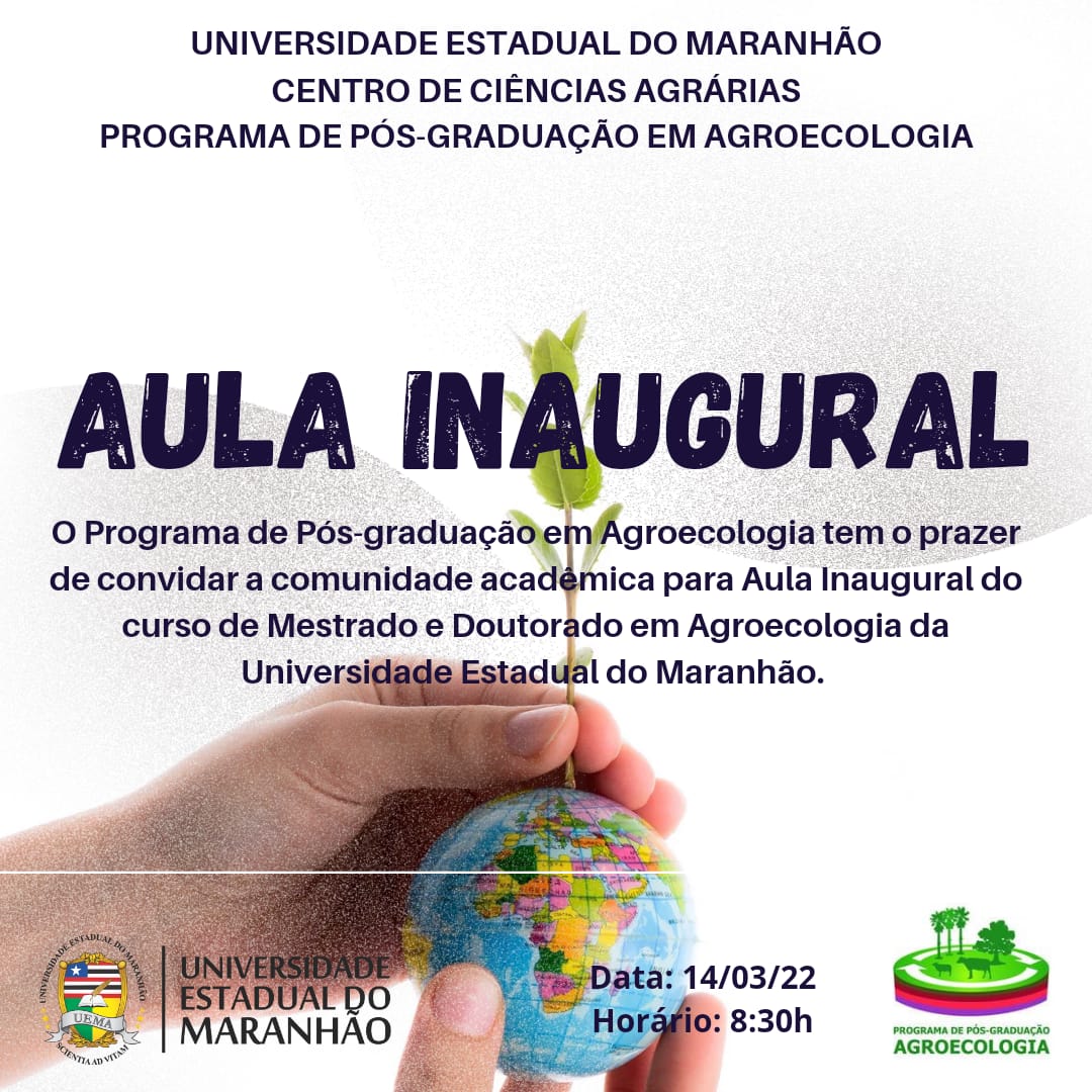 AULA INAUGURAL E INÍCIO DAS AULAS