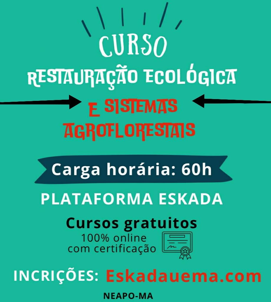 Curso de  *Restauração Ecológica e Sistemas Agroflorestais.* ?